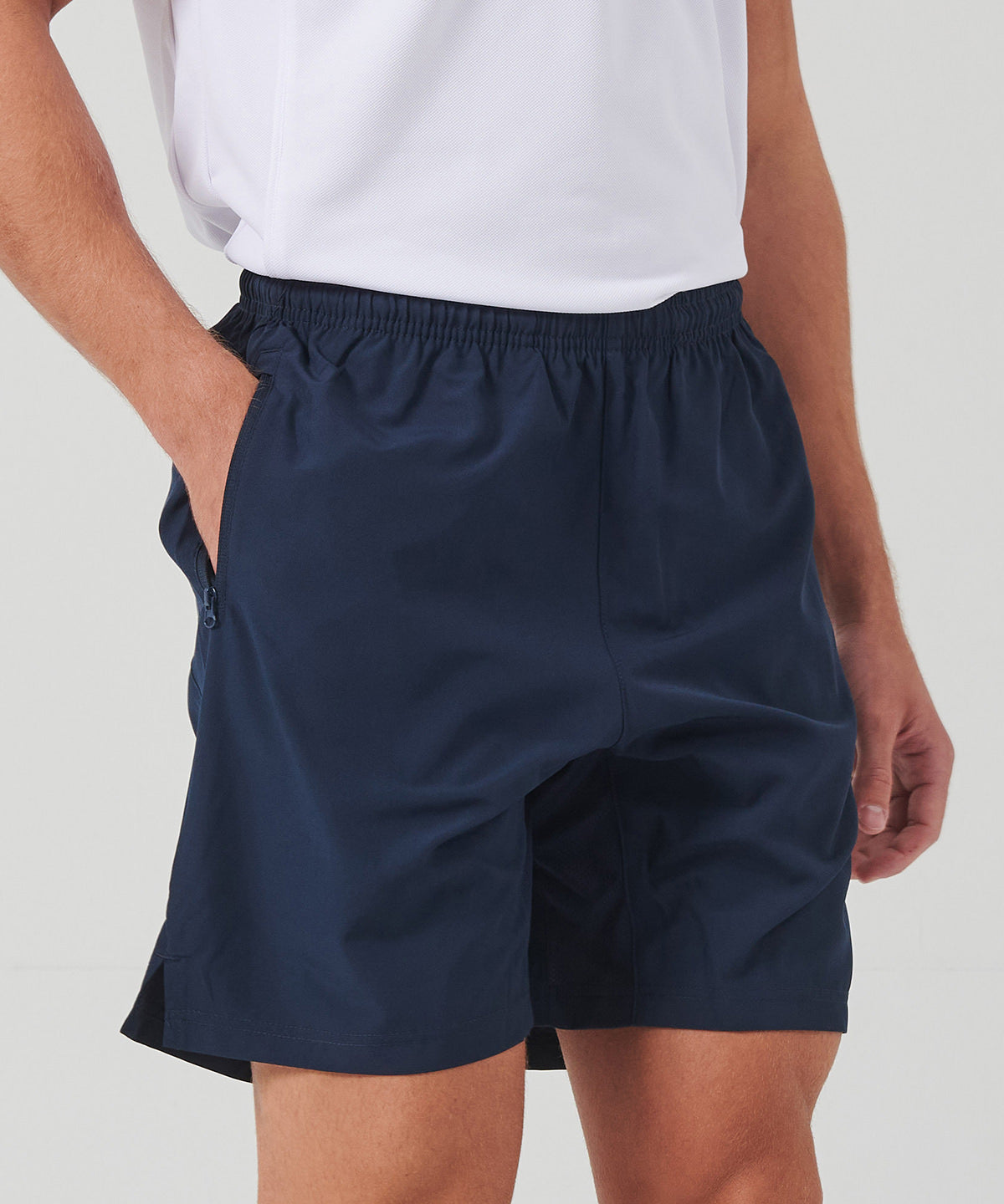 Tryck din logga på Shorts från Finden & Hales - Anpassa Pro sportshorts med stretch i färgen för företag, föreningar och privatpersoner