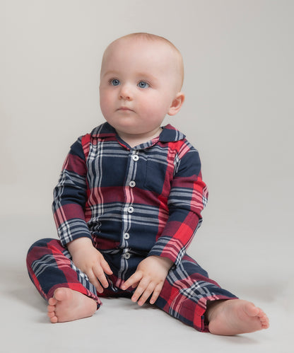 Tryck din logga på Jumpsuits från Larkwood - Anpassa Tartan allt-i-ett i färgen för företag, föreningar och privatpersoner
