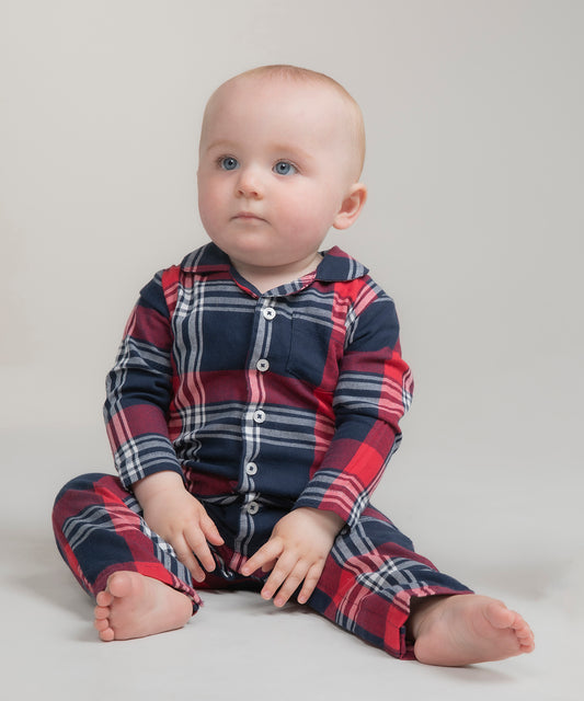 Tryck din logga på Jumpsuits från Larkwood - Anpassa Tartan allt-i-ett i färgen för företag, föreningar och privatpersoner