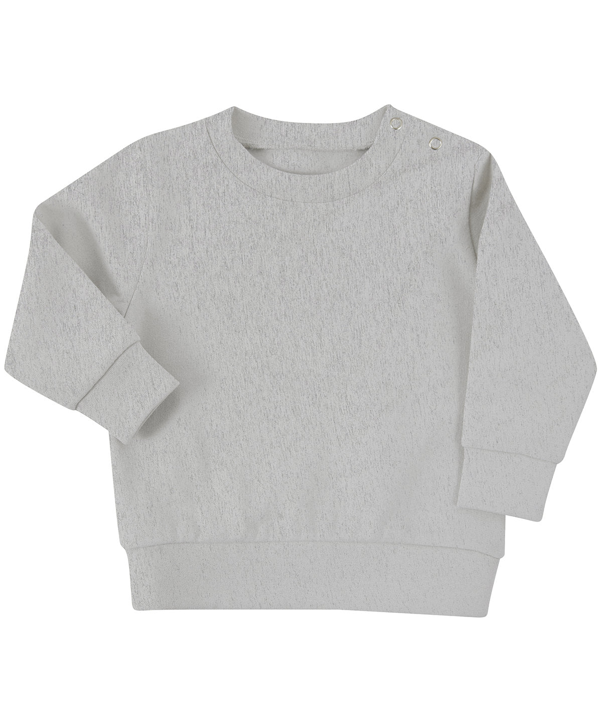 Tryck din logga på Sweatshirts från Larkwood - Anpassa Hållbar sweatshirt i färgen Ljunggrå för företag, föreningar och privatpersoner