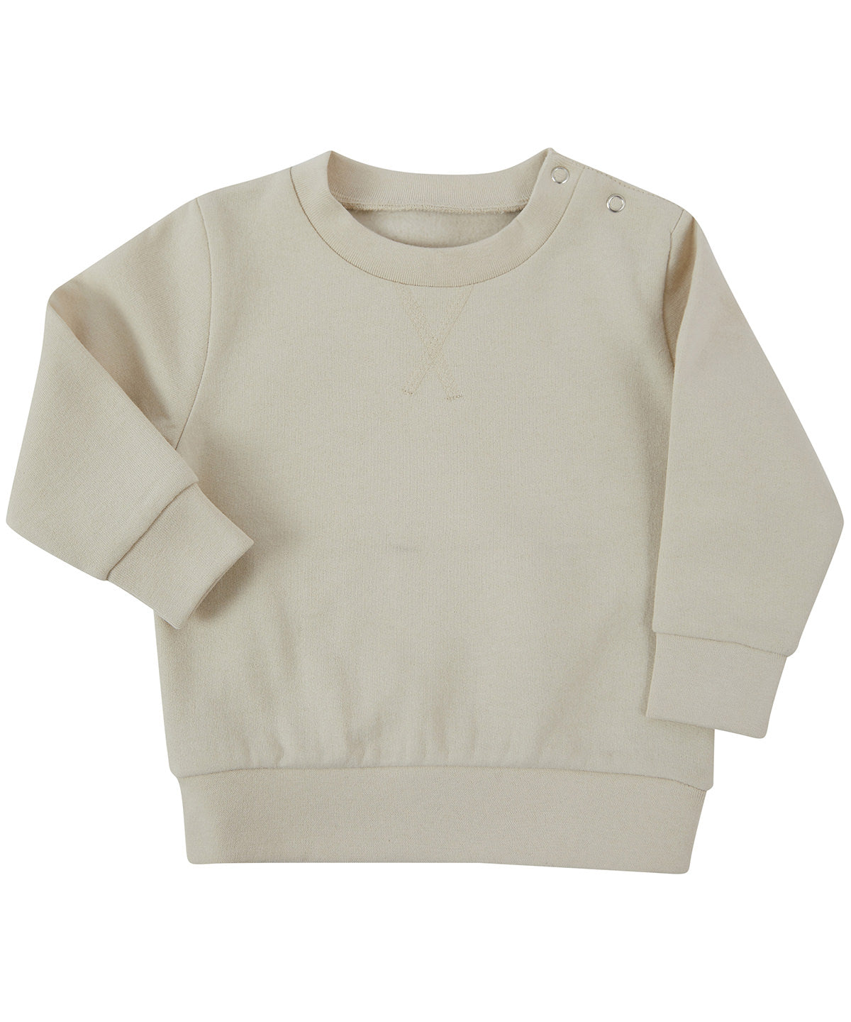 Tryck din logga på Sweatshirts från Larkwood - Anpassa Hållbar sweatshirt i färgen Naturligt för företag, föreningar och privatpersoner