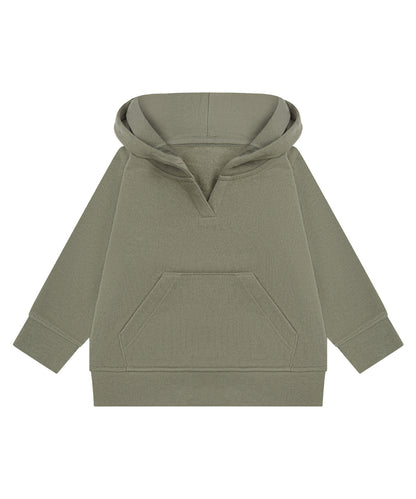 Tryck din logga på Hoodies från Larkwood - Anpassa Larkwood - Hållbar Huvtröja för Barn i färgen Khaki för företag, föreningar och privatpersoner
