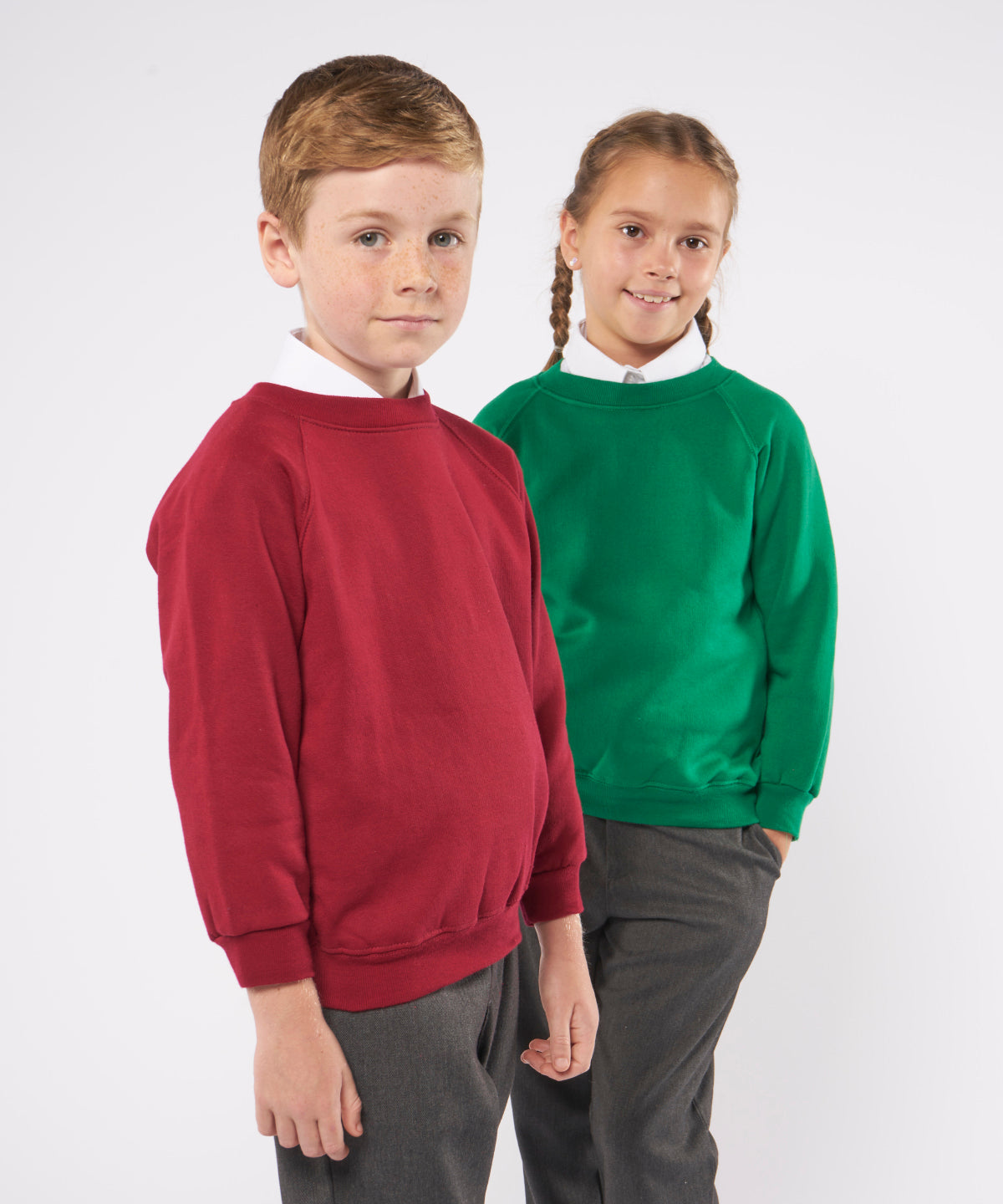 Tryck din logga på Sweatshirts från Maddins - Anpassa Sweatshirt Coloursure för barn i färgen för företag, föreningar och privatpersoner
