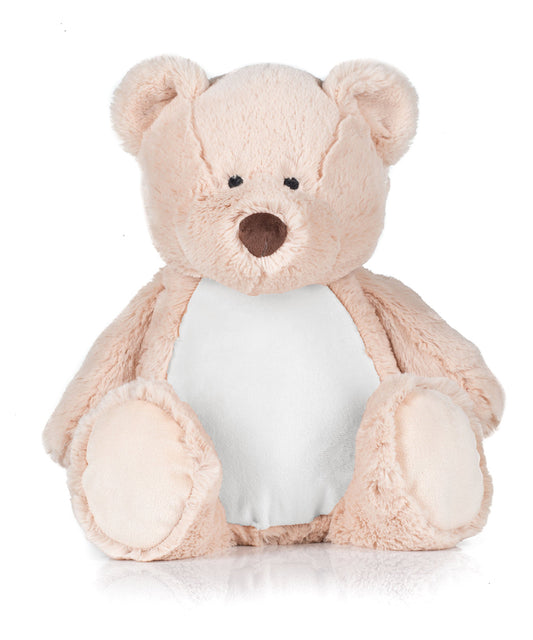 Tryck din logga på Mjukdjur från Mumbles - Anpassa Zippie teddy i färgen för företag, föreningar och privatpersoner