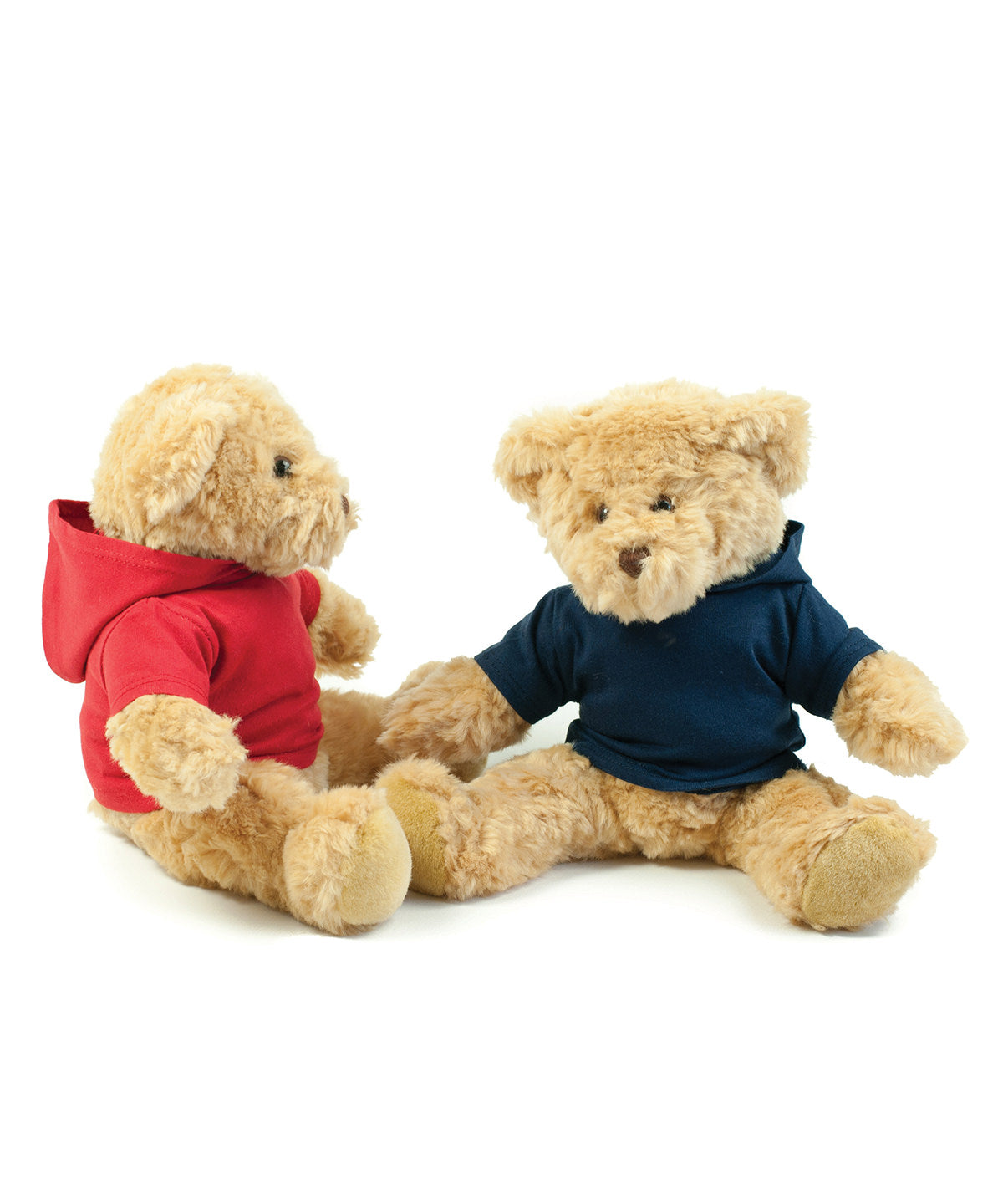 Tryck din logga på Mjukdjur från Mumbles - Anpassa Teddy huvtröja i färgen för företag, föreningar och privatpersoner