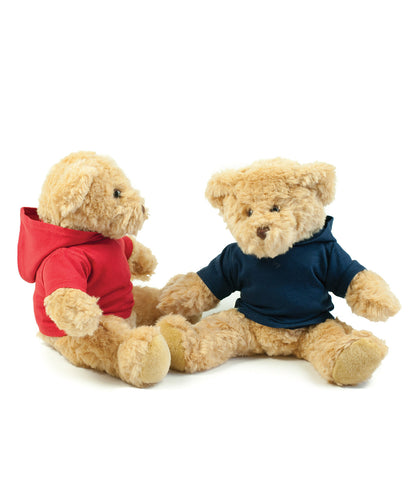 Tryck din logga på Mjukdjur från Mumbles - Anpassa Teddy huvtröja i färgen för företag, föreningar och privatpersoner
