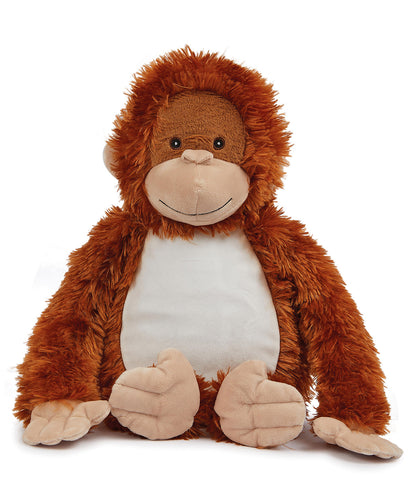 Tryck din logga på Mjukdjur från Mumbles - Anpassa Zippie orangutang i färgen Ljusbrun L för företag, föreningar och privatpersoner