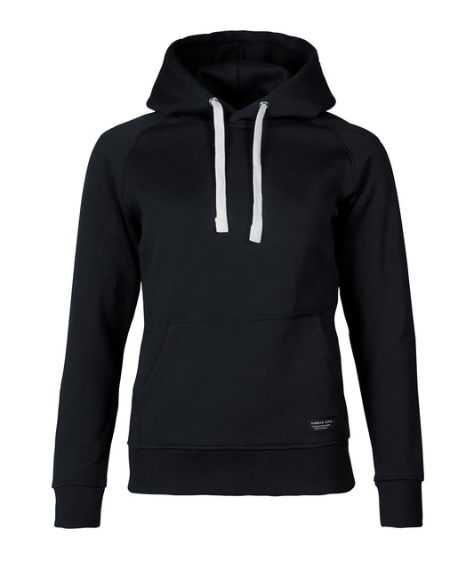 Tryck din logga på Hoodies från Nimbus - Anpassa Nimbus Dam - Brownsville Fashionabla Huvtröja med Huva i färgen Svart för företag, föreningar och privatpersoner