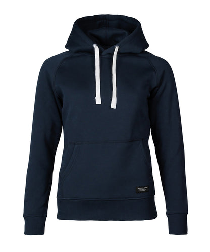 Tryck din logga på Hoodies från Nimbus - Anpassa Nimbus Dam - Brownsville Fashionabla Huvtröja med Huva i färgen Marinblå för företag, föreningar och privatpersoner