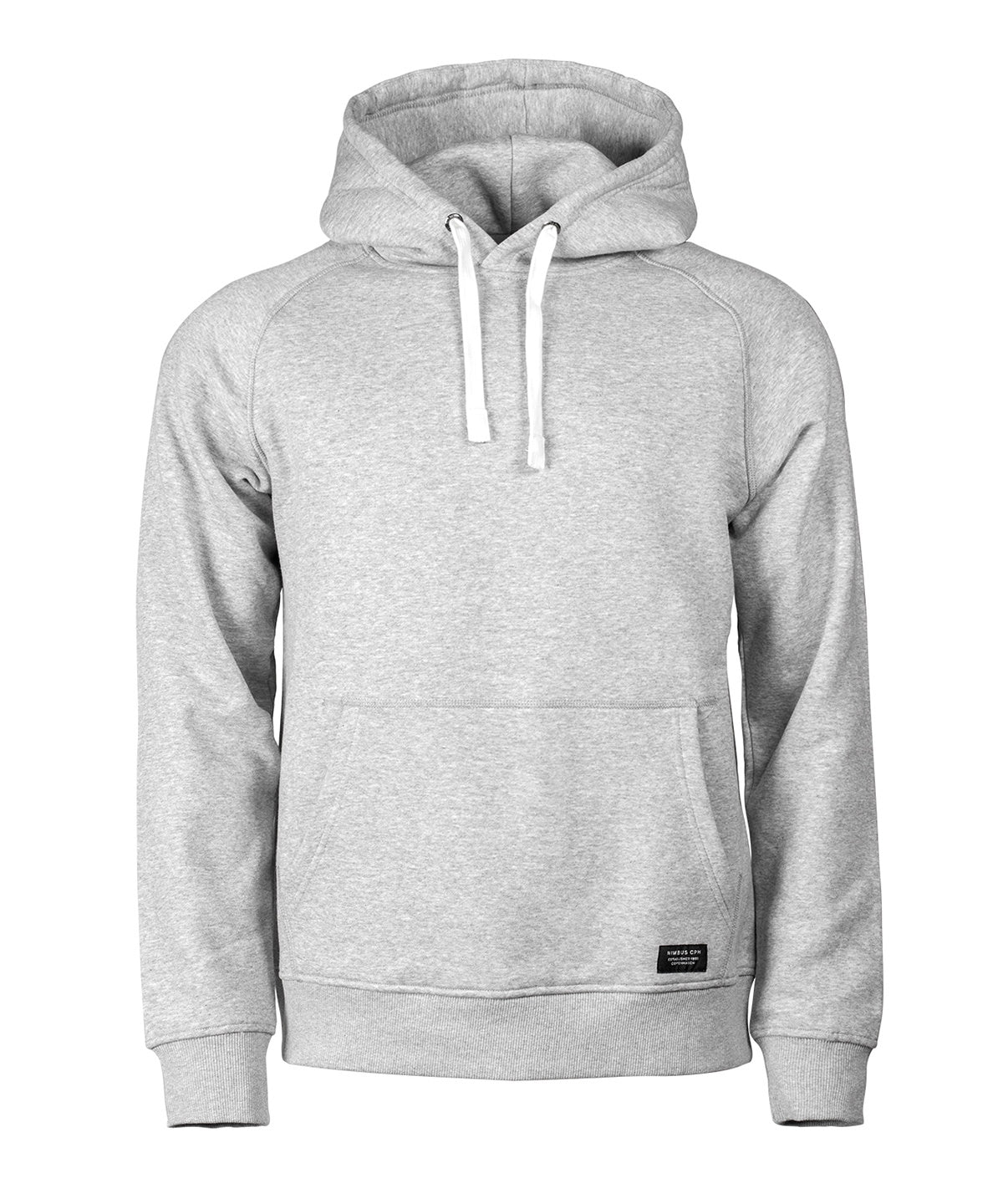 Tryck din logga på Hoodies från Nimbus - Anpassa Nimbus Huvtröja Brownsville – Brownsville Moderiktig Huvtröja med Huva i färgen Mellangrå för företag, föreningar och privatpersoner