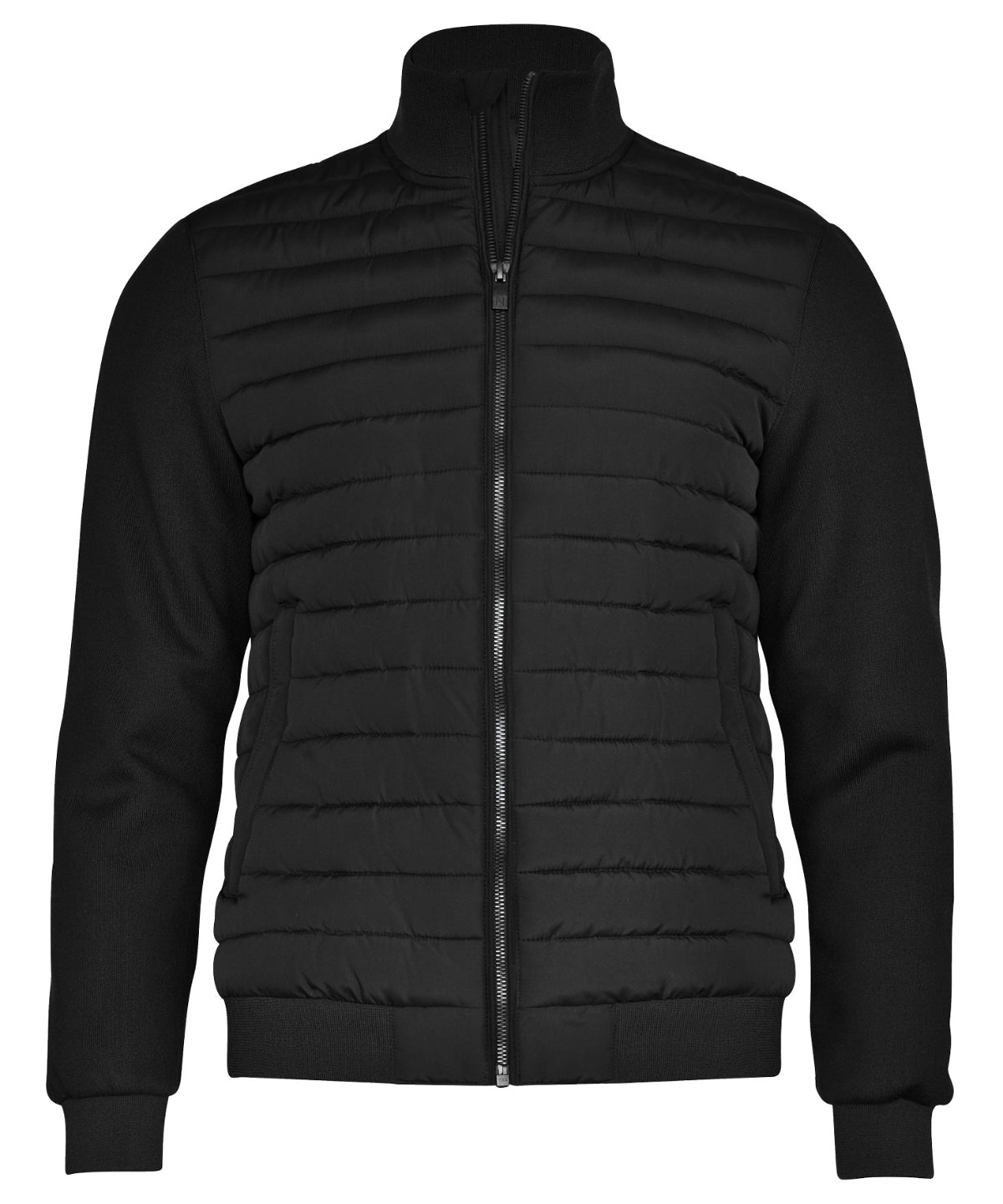 Tryck din logga på Jackor från Nimbus - Anpassa Crescent jacka i färgen Svart för företag, föreningar och privatpersoner