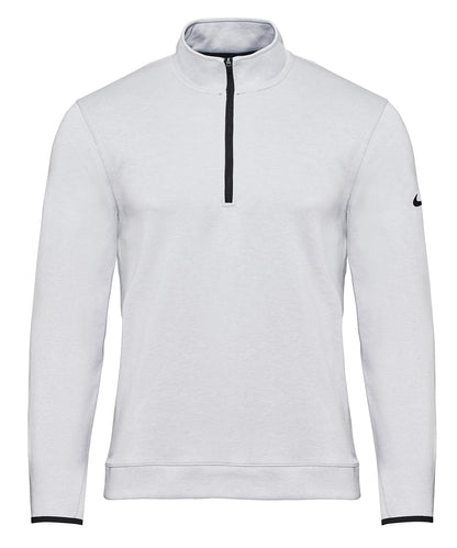 Tryck din logga på Sportjackor från Nike - Anpassa Nike Tour pikétröja med halv dragkedja i färgen Ljusgrå för företag, föreningar och privatpersoner