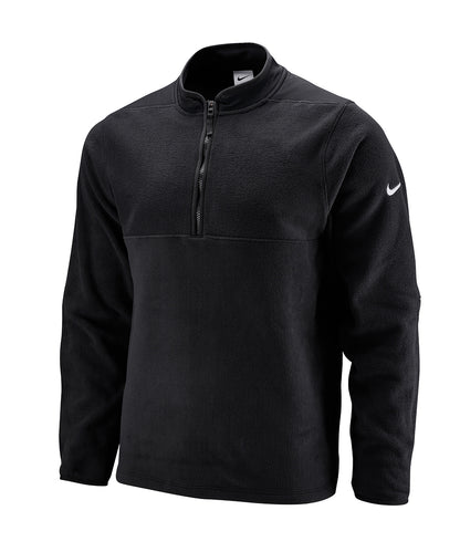 Tryck din logga på Sportjackor från Nike - Anpassa Nike Victory tröja med halv dragkedja i färgen Svart för företag, föreningar och privatpersoner