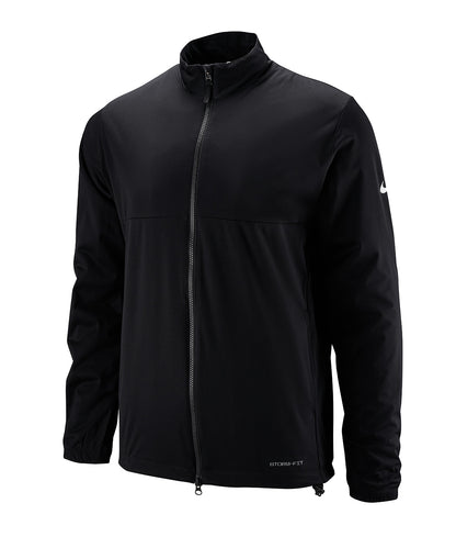 Tryck din logga på Jackor från Nike - Anpassa Nike Victory jacka med full dragkedja i färgen Svart för företag, föreningar och privatpersoner