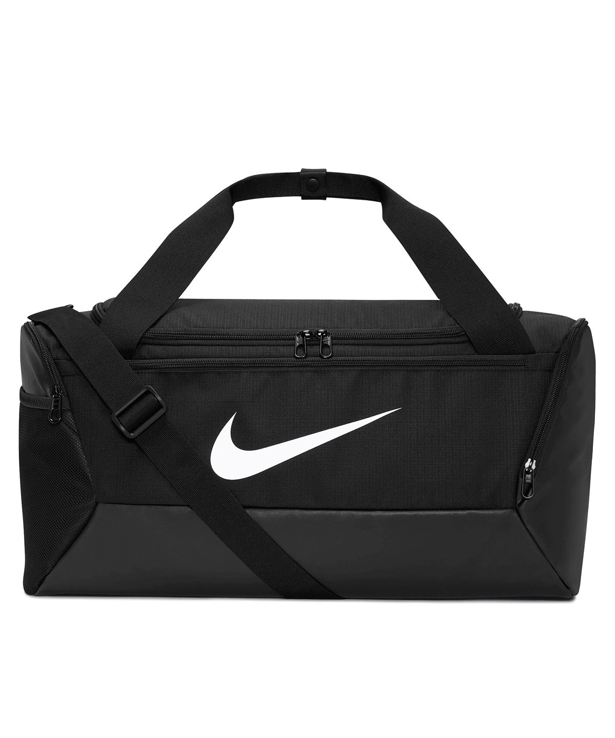 Tryck din logga på Väskor från Nike - Anpassa Nike Brasilia liten duffel 9,5 i färgen Svart One Size för företag, föreningar och privatpersoner