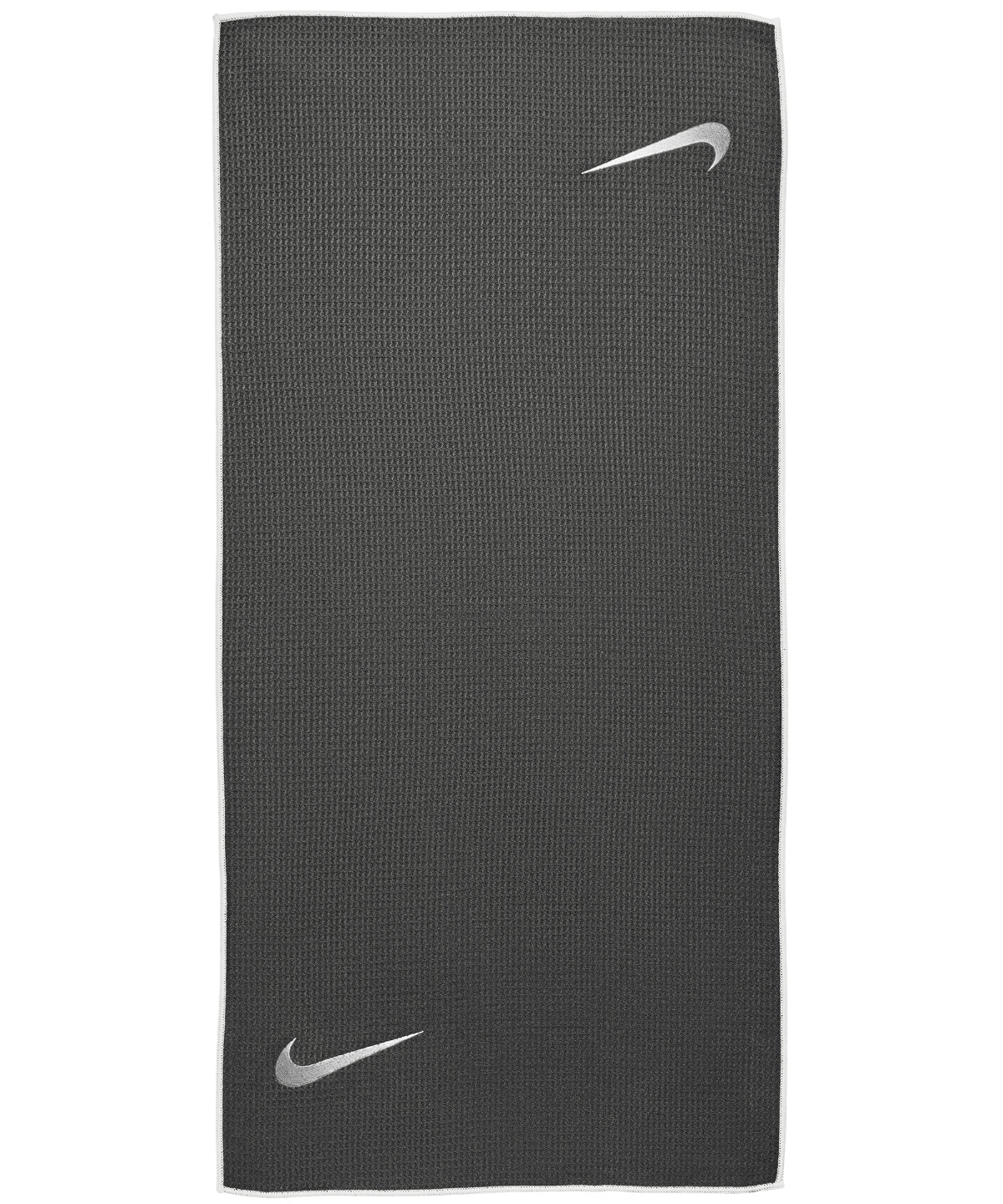 Tryck din logga på Handdukar från Nike - Anpassa Nike caddy golfhandduk i färgen Mörkgrå One Size för företag, föreningar och privatpersoner