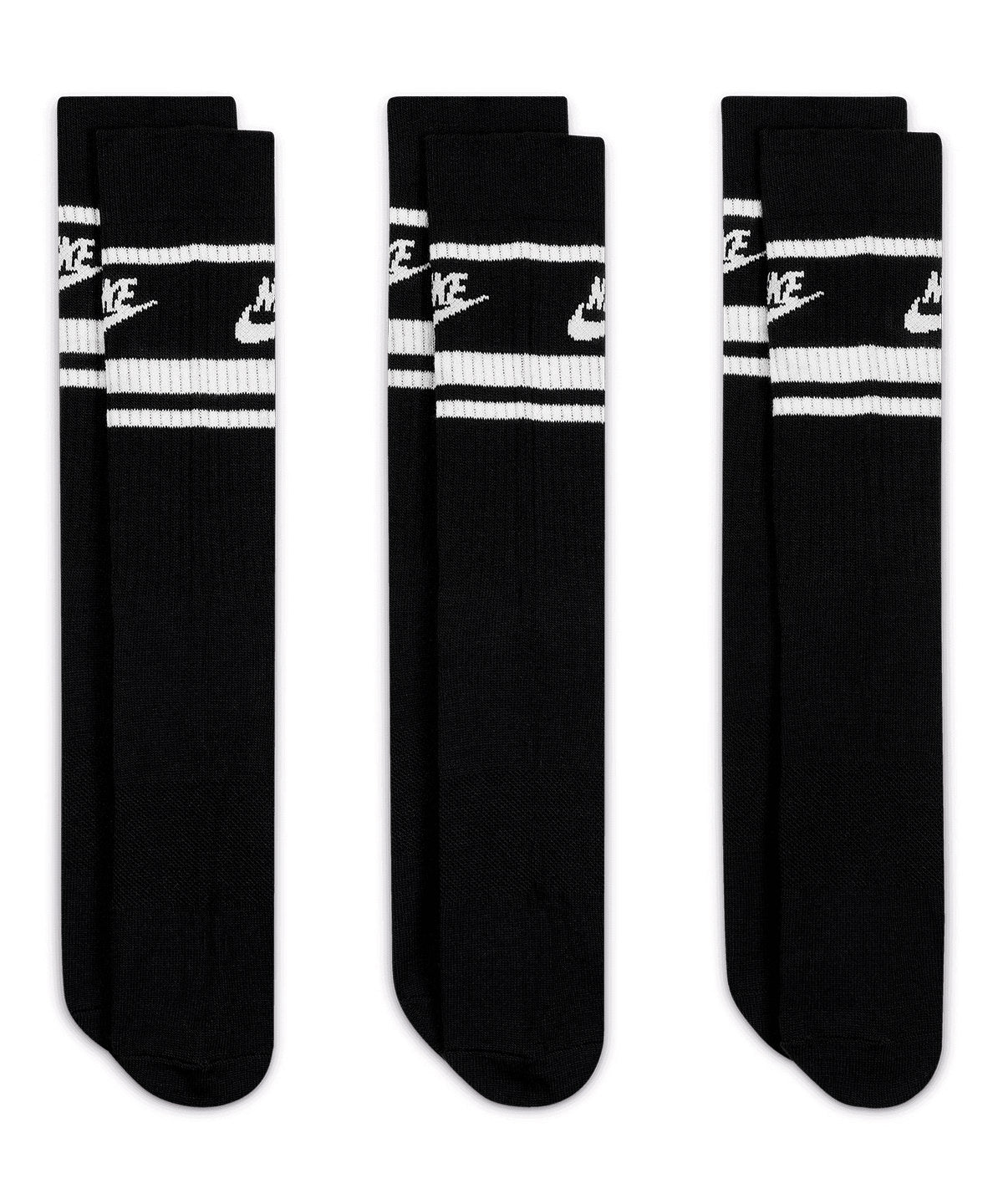Tryck din logga på Strumpor från Nike - Anpassa Nike Dri-FIT Sportswear everyday essential-strumpor i färgen Svart för företag, föreningar och privatpersoner