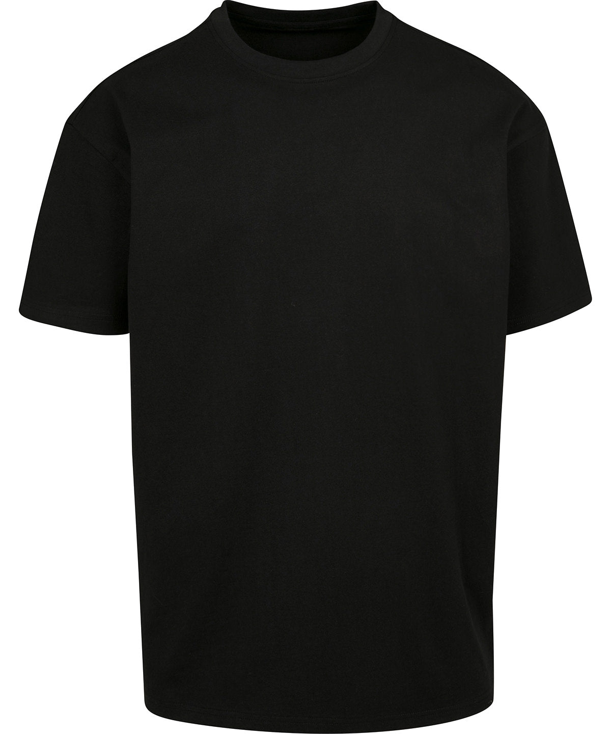 Tryck din logga på T-shirts från New Morning Studios - Anpassa Oversized Jersey Tee – Unisex i färgen Svart för företag, föreningar och privatpersoner