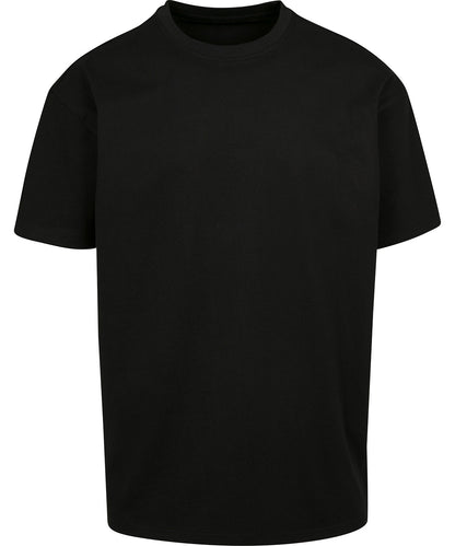 Tryck din logga på T-shirts från New Morning Studios - Anpassa Oversized Jersey Tee – Unisex i färgen Svart för företag, föreningar och privatpersoner