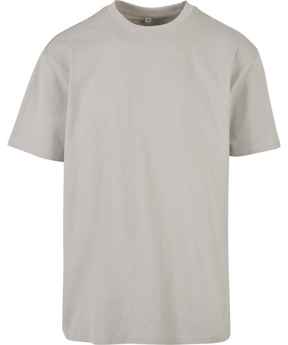 Tryck din logga på T-shirts från New Morning Studios - Anpassa Oversized Jersey Tee – Unisex i färgen Ljusgrå för företag, föreningar och privatpersoner