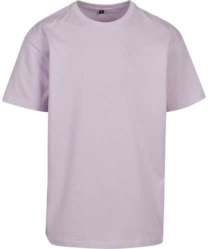 Tryck din logga på T-shirts från New Morning Studios - Anpassa Oversized Jersey Tee – Unisex i färgen Ljus lila för företag, föreningar och privatpersoner