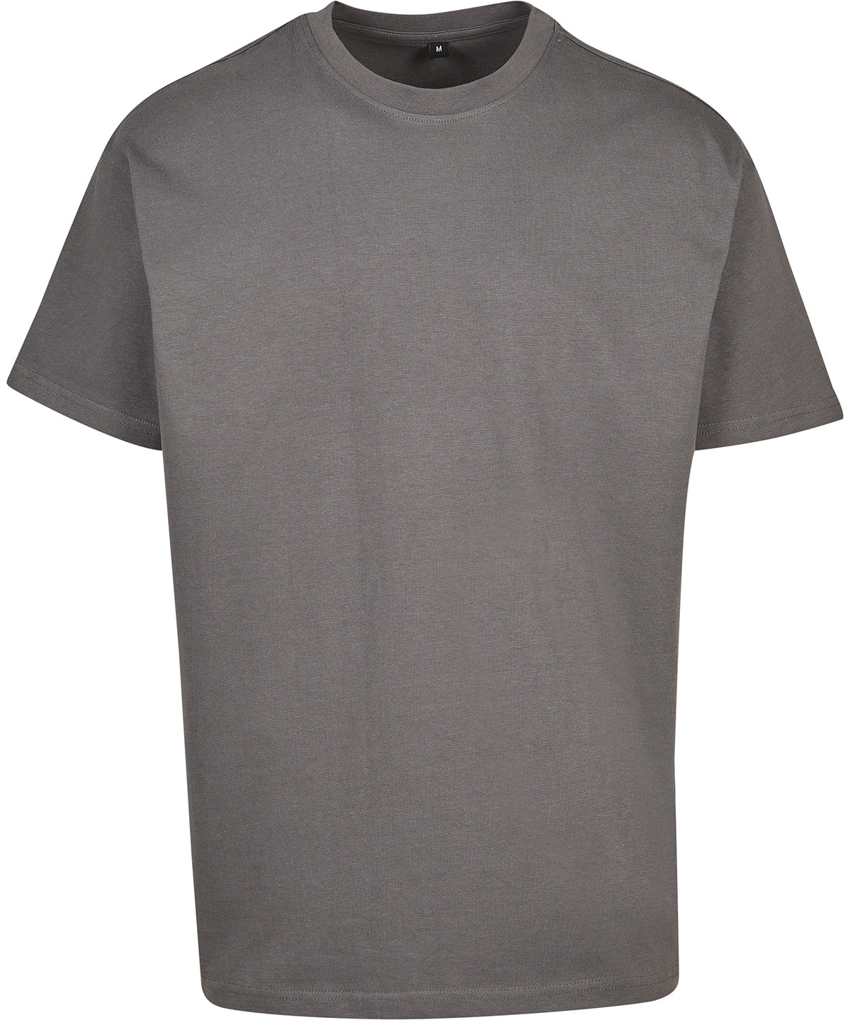 Tryck din logga på T-shirts från New Morning Studios - Anpassa Oversized Jersey Tee – Unisex i färgen Mörkgrå för företag, föreningar och privatpersoner
