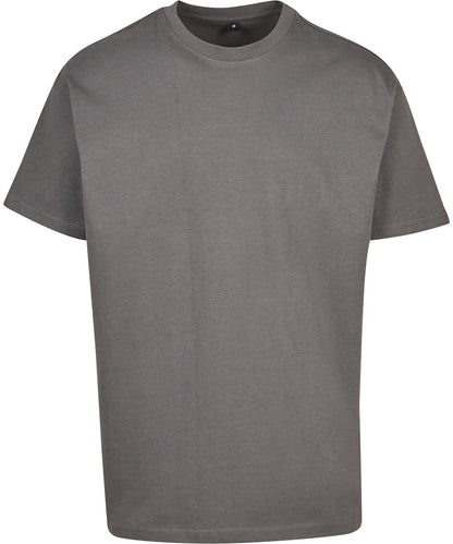 Tryck din logga på T-shirts från New Morning Studios - Anpassa Oversized Jersey Tee – Unisex i färgen Mörkgrå för företag, föreningar och privatpersoner