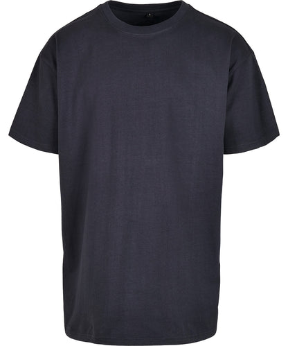 Tryck din logga på T-shirts från New Morning Studios - Anpassa Oversized Jersey Tee – Unisex i färgen Marinblå för företag, föreningar och privatpersoner