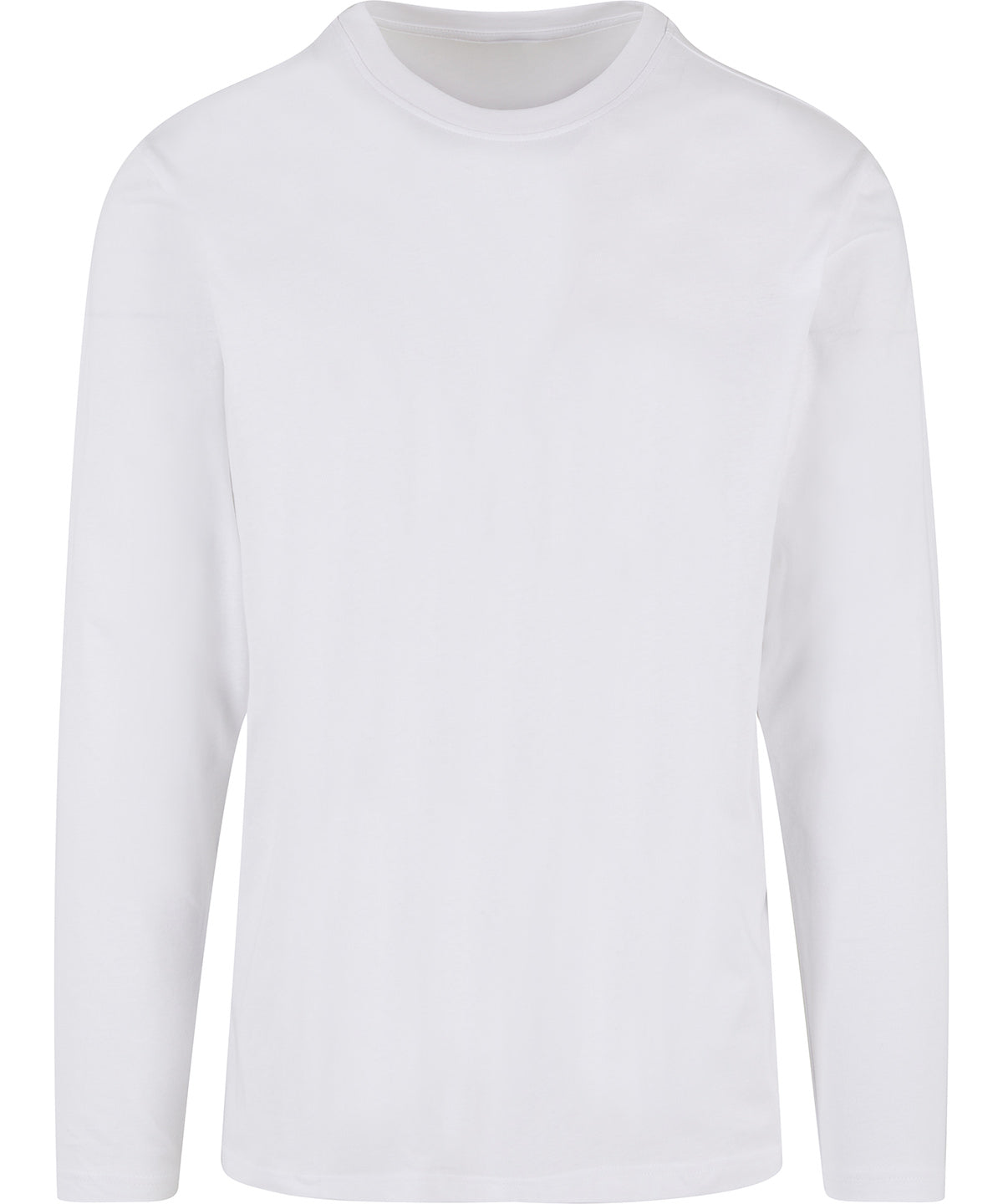 Tryck din logga på T-shirts från New Morning Studios - Anpassa Regular Fit Longsleeve shirt – Herr i färgen Vit för företag, föreningar och privatpersoner