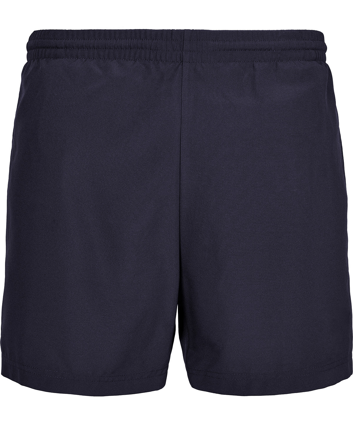 Tryck din logga på Shorts från New Morning Studios - Anpassa Bas badshorts i färgen Marinblå för företag, föreningar och privatpersoner