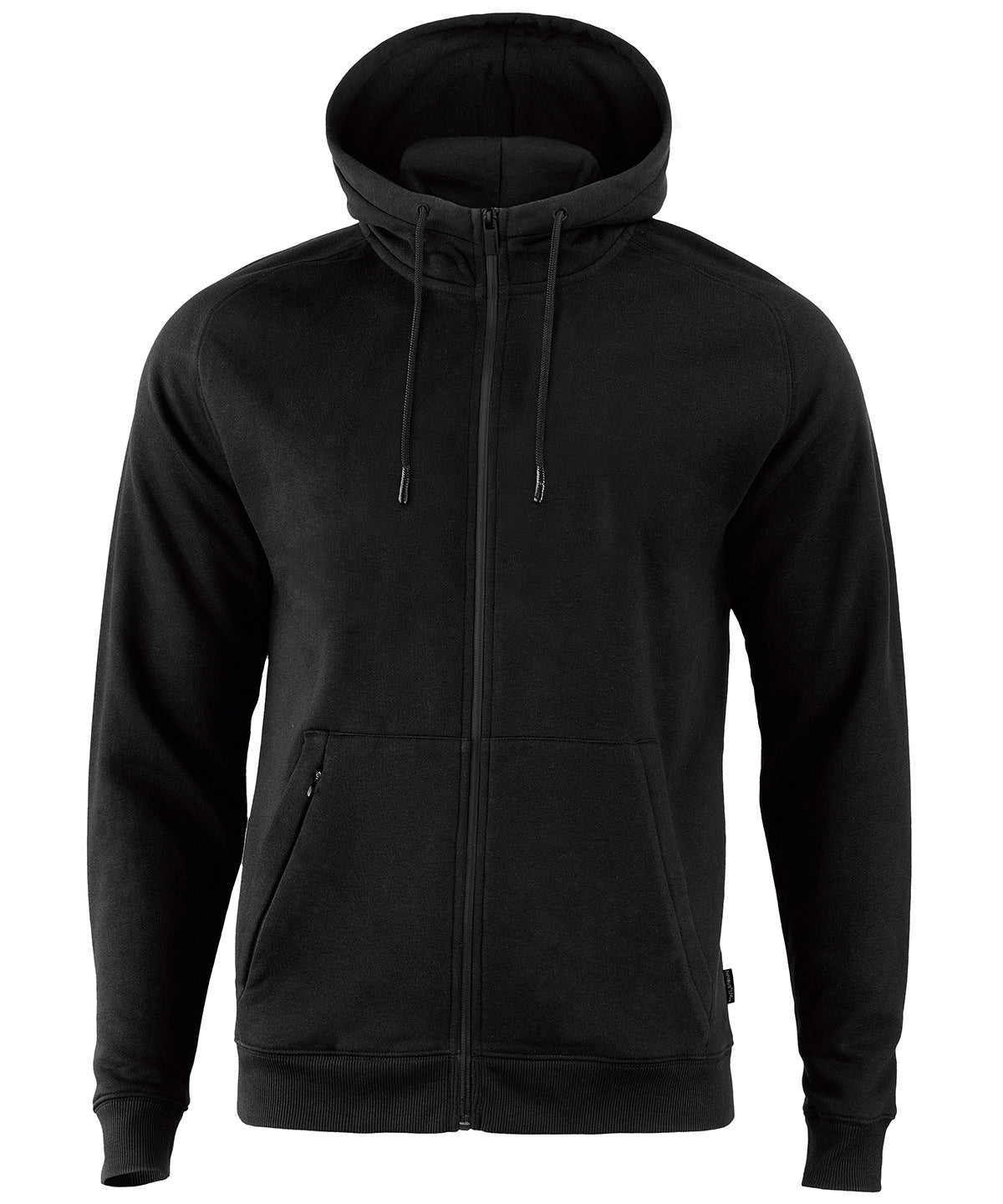 Tryck din logga på Hoodies från Nimbus - Anpassa Nimbus - Lenox Atletisk Huvtröja med Full Dragkedja i färgen Svart för företag, föreningar och privatpersoner
