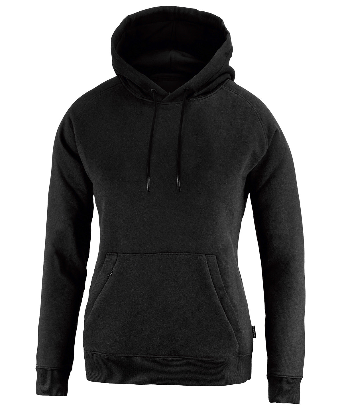 Tryck din logga på Hoodies från Nimbus - Anpassa Fresno Dam - Casual Sweatshirt med Huva i färgen Svart för företag, föreningar och privatpersoner
