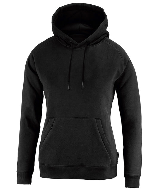 Tryck din logga på Hoodies från Nimbus - Anpassa Fresno Dam - Casual Sweatshirt med Huva i färgen Svart för företag, föreningar och privatpersoner