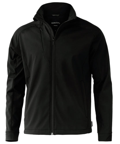 Tryck din logga på Softshelljackor från Nimbus - Anpassa Livingston 4-vägs stretch softshell i färgen Svart för företag, föreningar och privatpersoner