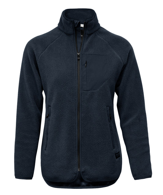 Tryck din logga på Fleece från Nimbus - Anpassa Dam Timberlake modern sherpa fleece i färgen Marinblå för företag, föreningar och privatpersoner
