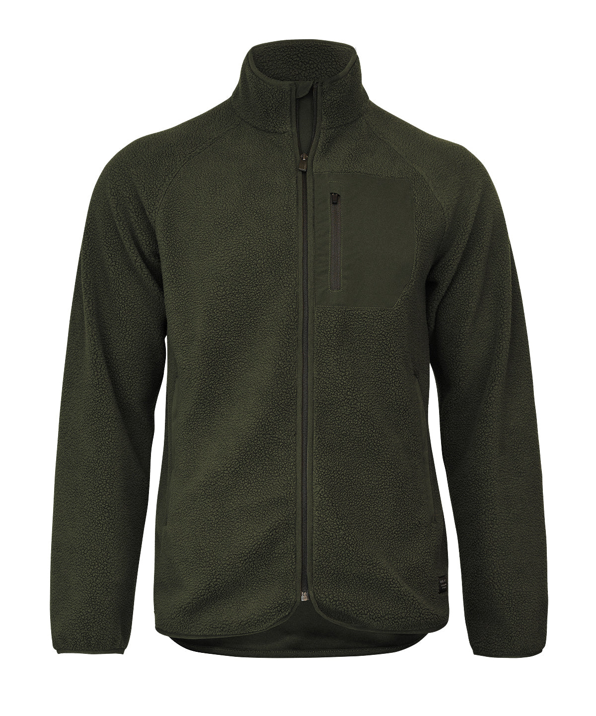 Tryck din logga på Fleece från Nimbus - Anpassa Timberlake modern sherpa fleece i färgen Oliv för företag, föreningar och privatpersoner