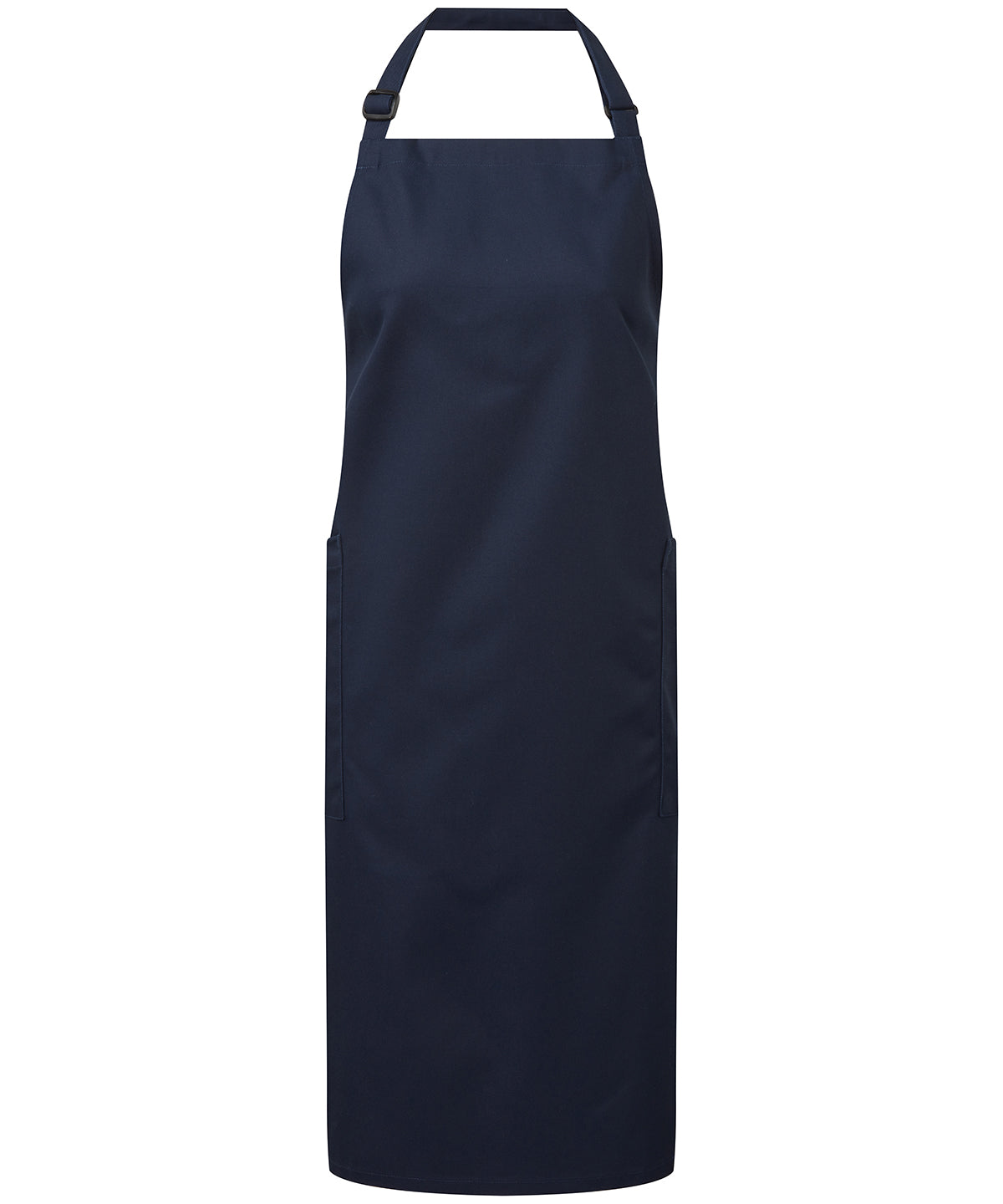 Tryck din logga på Förkläden från Premier - Anpassa Förkläde av återvunnen polyester och ekologisk bomull i färgen Marinblå One Size för företag, föreningar och privatpersoner