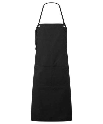 Tryck din logga på Förkläden från Premier - Anpassa Artisans choice förkläde i canvas med dubbla fickor i färgen Svart One Size för företag, föreningar och privatpersoner