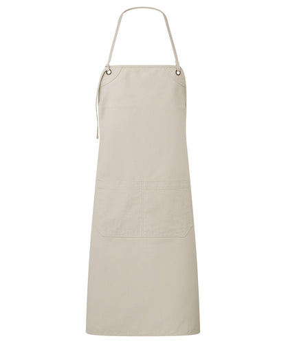 Tryck din logga på Förkläden från Premier - Anpassa Artisans choice förkläde i canvas med dubbla fickor i färgen Naturligt One Size för företag, föreningar och privatpersoner
