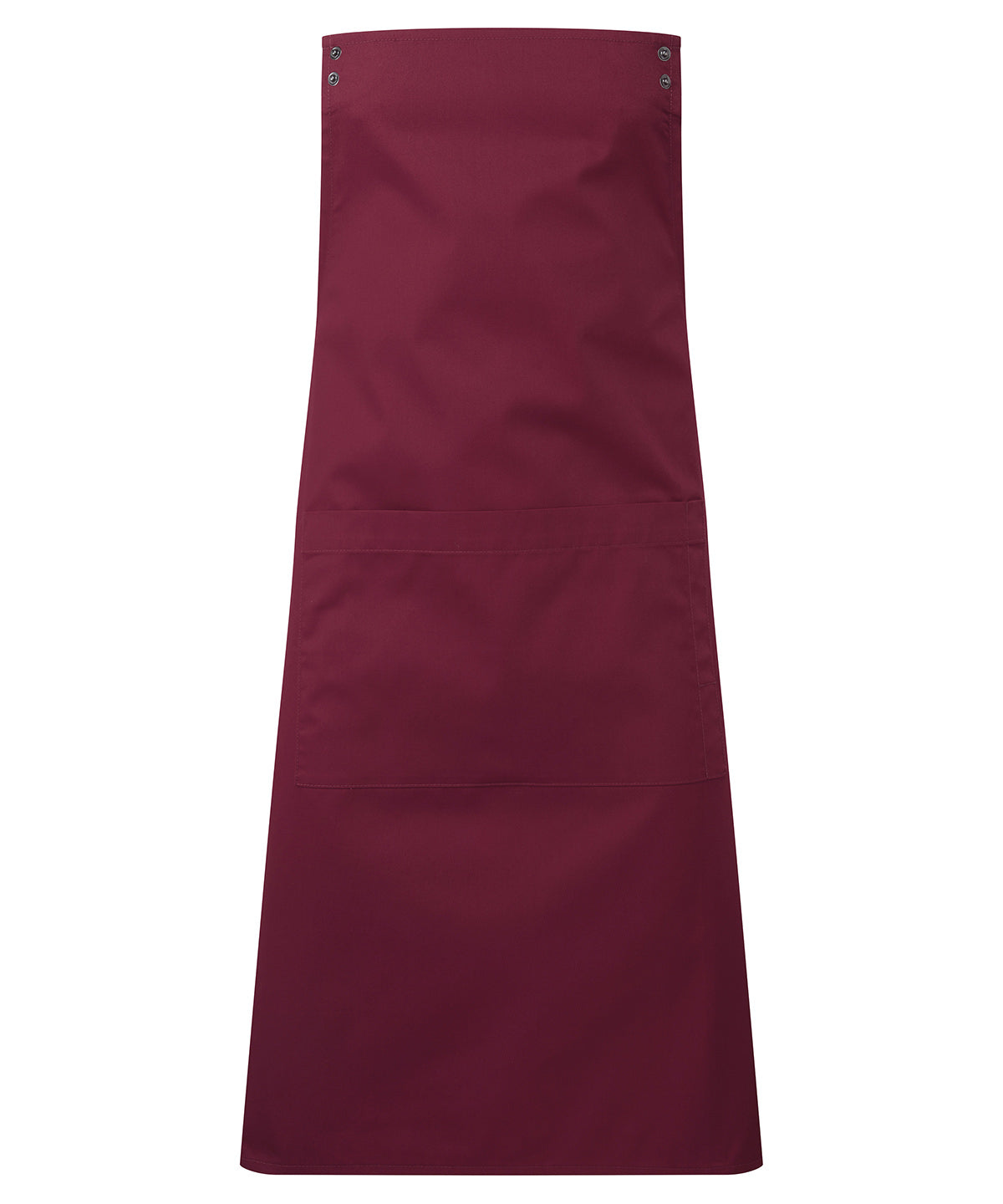 Tryck din logga på Förkläden från Premier - Anpassa Swap &amp; Pop anpassningsbart förkläde Body i färgen Burgundy One Size för företag, föreningar och privatpersoner