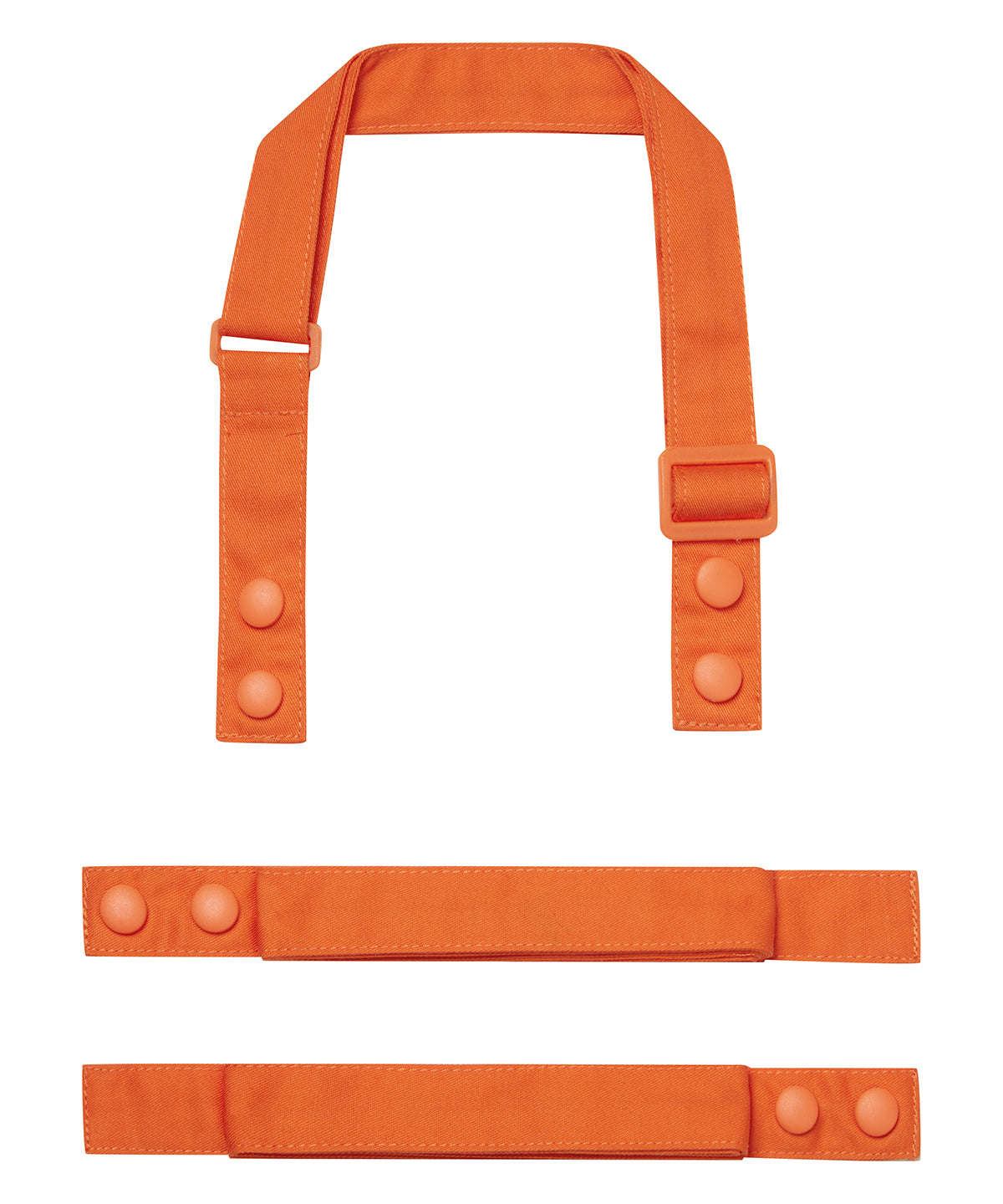 Tryck din logga på Förkläden från Premier - Anpassa Swap &amp; Pop anpassningsbara förklädesremmar i färgen Mellan Orange One Size för företag, föreningar och privatpersoner