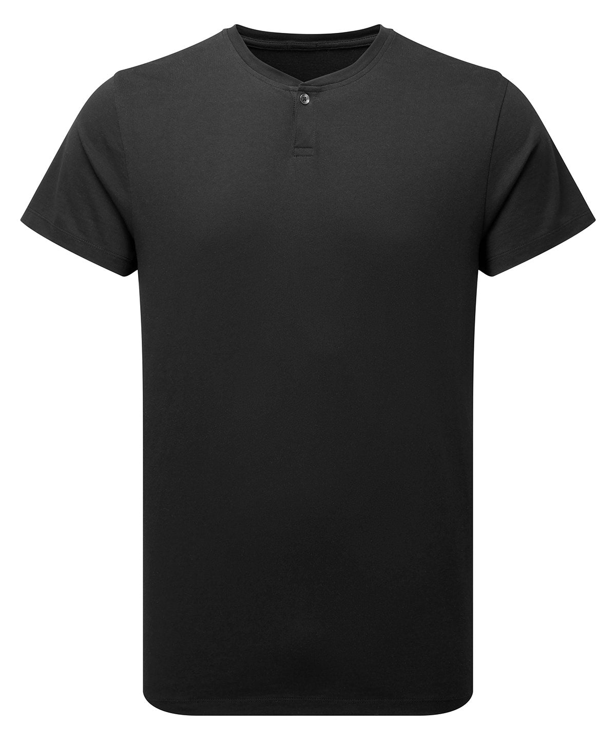Tryck din logga på T-shirts från Premier - Anpassa Cotton Rich Comis Tee - Herr i färgen Svart för företag, föreningar och privatpersoner
