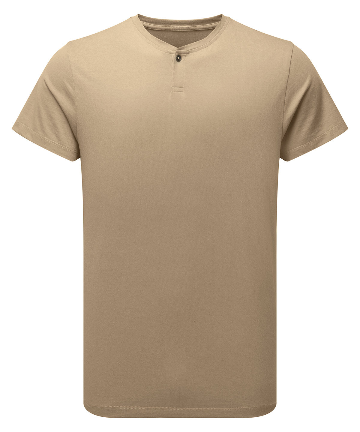 Tryck din logga på T-shirts från Premier - Anpassa Cotton Rich Comis Tee - Herr i färgen Khaki för företag, föreningar och privatpersoner