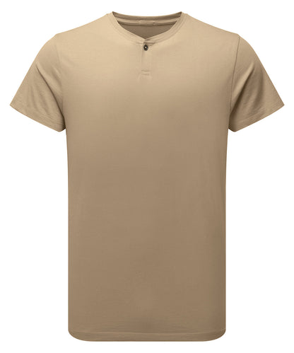 Tryck din logga på T-shirts från Premier - Anpassa Cotton Rich Comis Tee - Herr i färgen Khaki för företag, föreningar och privatpersoner
