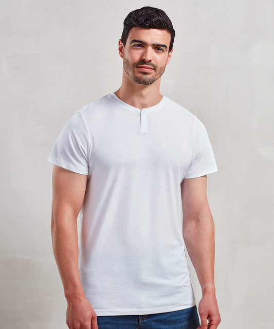 Tryck din logga på T-shirts från Premier - Anpassa Cotton Rich Comis Tee - Herr i färgen för företag, föreningar och privatpersoner