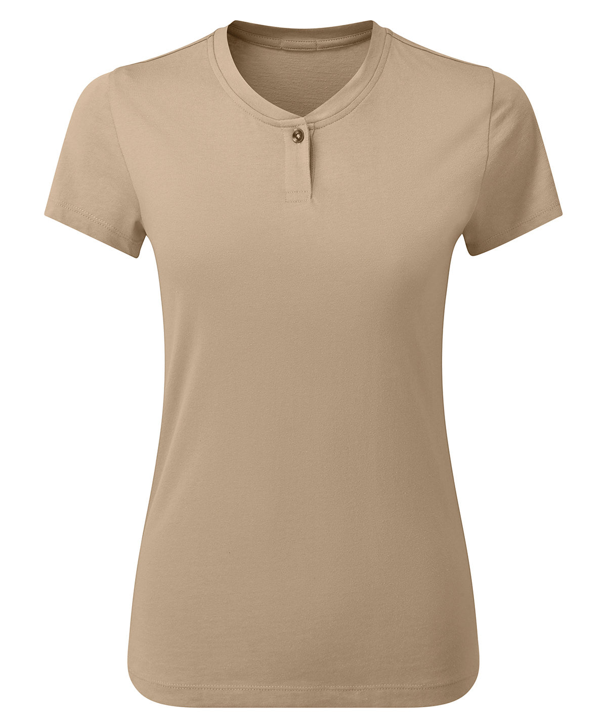 Tryck din logga på T-shirts från Premier - Anpassa RichComis Tee - Dam i färgen Khaki för företag, föreningar och privatpersoner