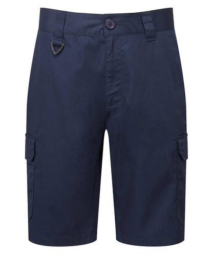 Tryck din logga på Shorts från Premier - Anpassa Cargo-shorts för arbetskläder i färgen Marinblå för företag, föreningar och privatpersoner