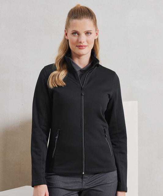 Tryck din logga på Sweatshirts från Premier - Anpassa Premier - Sweatshirt med Genomgående Dragkedja för Damer, Spun Dyed Sustainable i färgen för företag, föreningar och privatpersoner