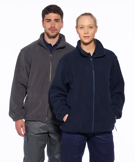 Tryck din logga på Fleece från Portwest - Anpassa Argyll tung fleece i färgen för företag, föreningar och privatpersoner