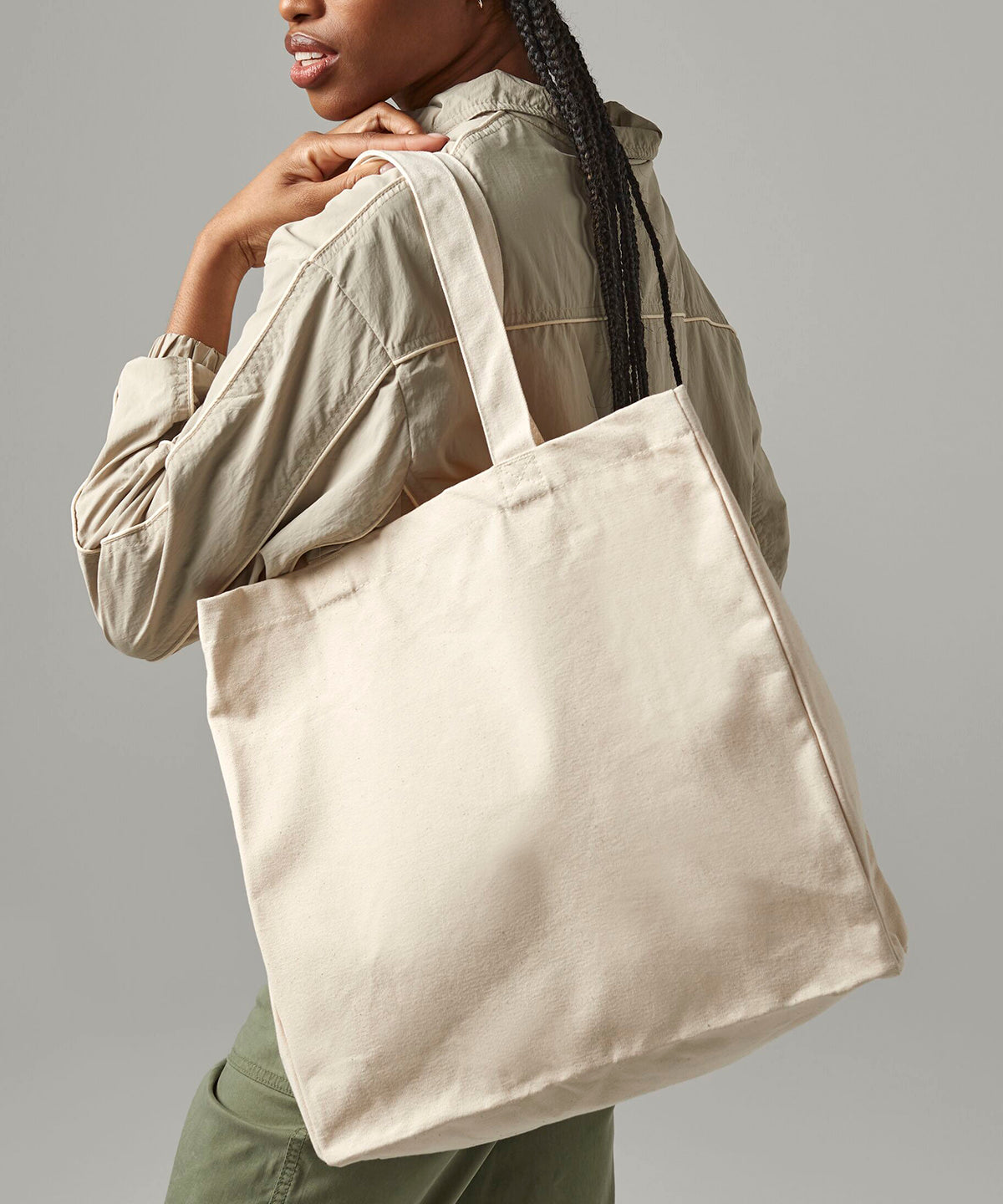 Tryck din logga på Väskor från Quadra - Anpassa Classic Canvas Shopper i färgen för företag, föreningar och privatpersoner